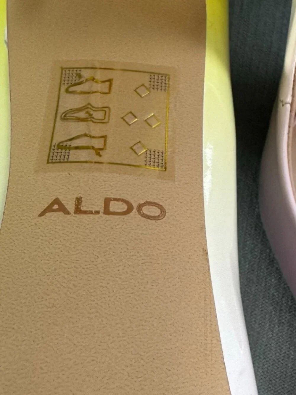 Aldo Pink Stessey Pumps High Heel Shoes Pink & Blue Ombre - Picture 4 of 8